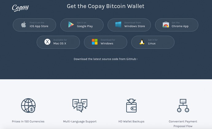Copay Bitcoin wallet
