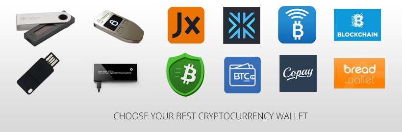 Cryptocurrency, bitcoin wallets (hardware, software)