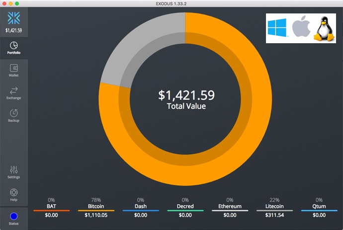 Exodus wallet