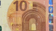 New 10 eur hologram