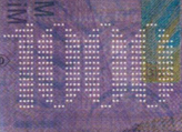 1000 Swiss francs perforated number No.2