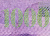 1000 Swiss francs chameleon number No.2