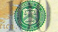 100 USD Treasury Seal