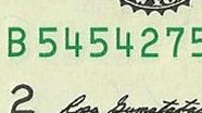 1 USD Serial Numbers